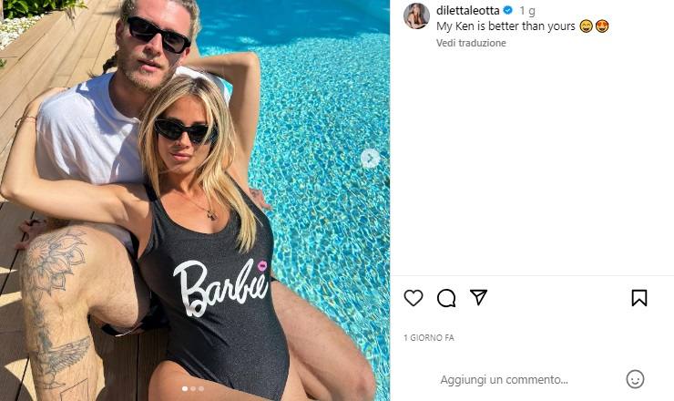 Diletta Leotta sfoggia Ken polemiche